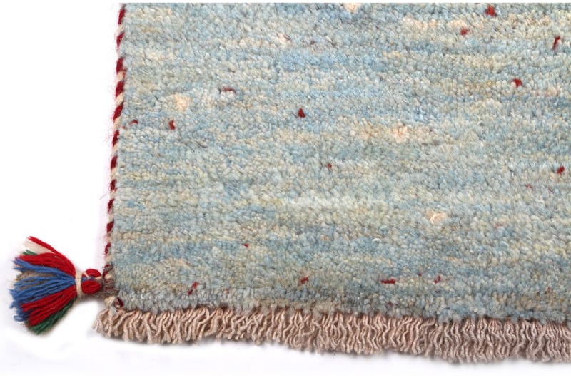 Handknuten Gabbeh Shiraz Ull Blå/Brun 93x148cm - Blå|Brun - Orientalisk matta - Persisk matta