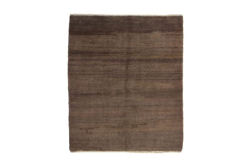 Handknuten Gabbeh Shiraz Ull Brun 155x183cm - Brun - Orientalisk matta - Persisk matta