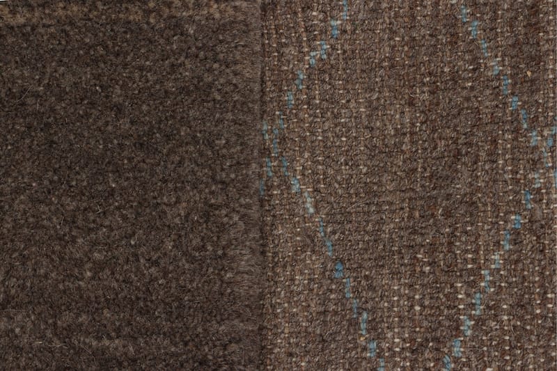 Handknuten Gabbeh Shiraz Ull Brun/Blå 179x240cm - Blå|Brun - Orientalisk matta - Persisk matta
