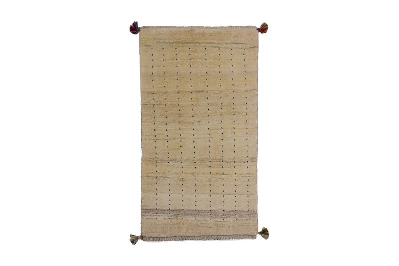 Handknuten Gabbeh Shiraz Ull Creme/Grå 76x127cm - Grå|Créme - Orientalisk matta - Persisk matta
