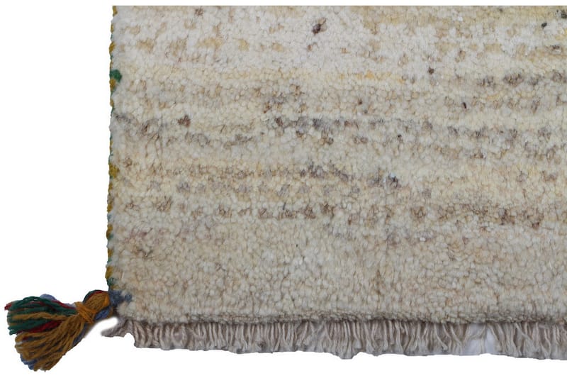 Handknuten Gabbeh Shiraz Ull Creme/Grå 79x114cm - Grå|Créme - Orientalisk matta - Persisk matta