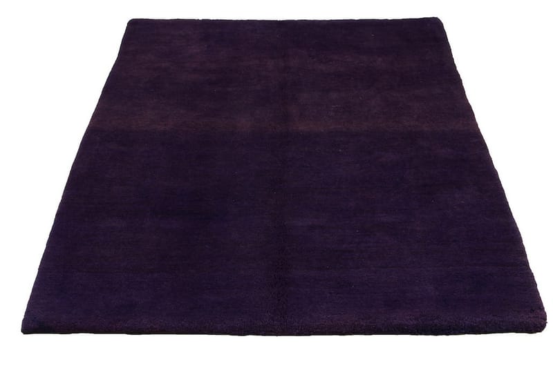 Handknuten Gabbeh Shiraz Ull Lila 155x192cm - Lila - Orientalisk matta - Persisk matta