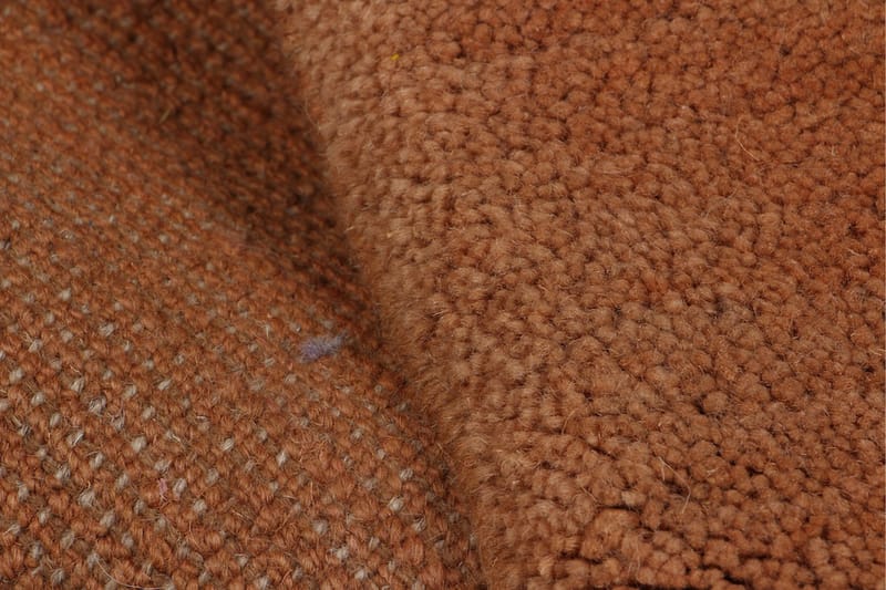 Handknuten Gabbeh Shiraz Ull Orange 88x115cm - Orange - Orientalisk matta - Persisk matta