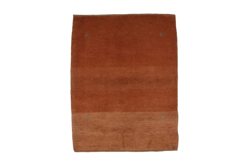 Handknuten Gabbeh Shiraz Ull Orange 88x115cm - Orange - Orientalisk matta - Persisk matta