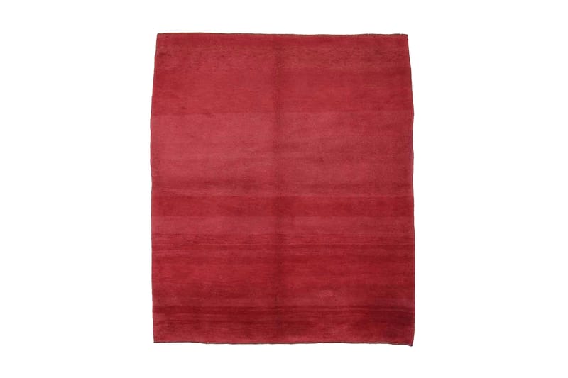 Handknuten Gabbeh Shiraz Ull Röd 163x190cm - Röd - Orientalisk matta - Persisk matta