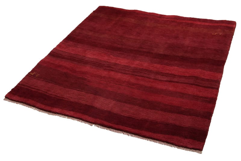 Handknuten Gabbeh Shiraz Ull Röd 178x200cm - Röd - Orientalisk matta - Persisk matta