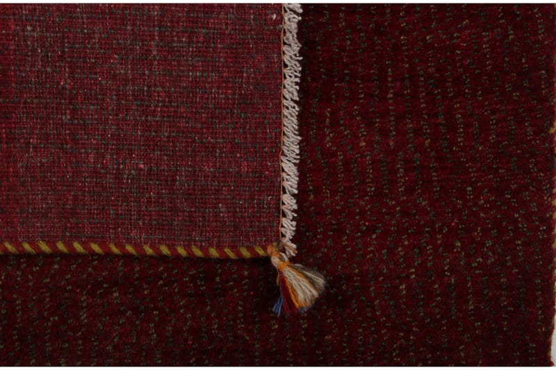 Handknuten Gabbeh Shiraz Ull Röd 76x145cm - Röd - Orientalisk matta - Persisk matta