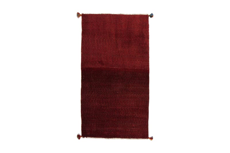 Handknuten Gabbeh Shiraz Ull Röd 76x145cm - Röd - Orientalisk matta - Persisk matta