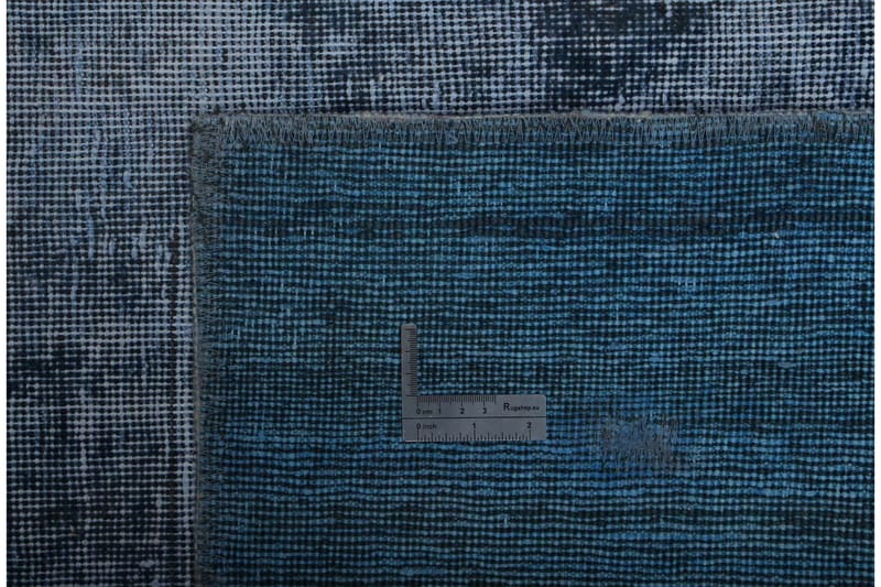 Handknuten Persisk Matta 146x207 cm Vintage - Mörkblå/Blå - Persisk matta - Orientalisk matta