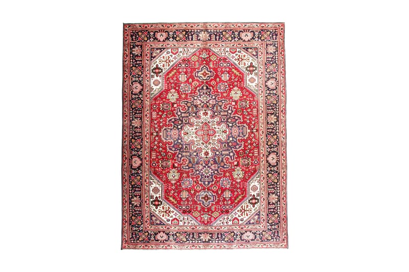 Handknuten Persisk Patchworkmatta 190x271 cm Kelim - Röd/Mörkblå - Persisk matta - Orientalisk matta
