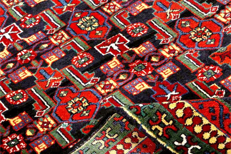 Handknuten Persisk Matta 138x300 cm - Mörkblå/Röd - Persisk matta - Orientalisk matta