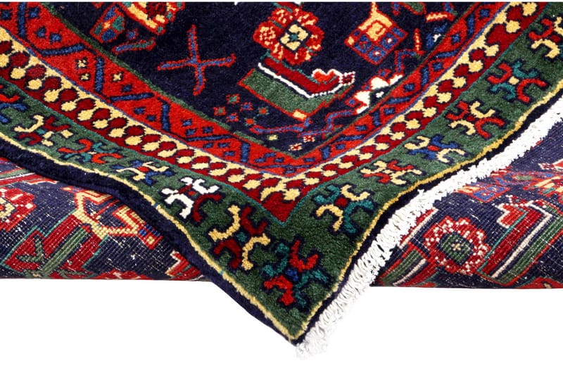 Handknuten Persisk Matta 138x300 cm - Mörkblå/Röd - Persisk matta - Orientalisk matta