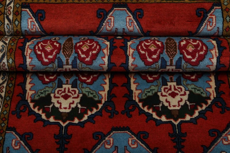 Handknuten Persisk Matta 78x205 cm - Röd/Blå - Persisk matta - Orientalisk matta