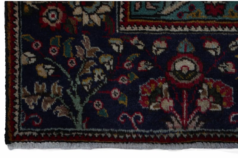 Handknuten Persisk Patinamatta 240x326 cm - Röd/Mörkblå - Persisk matta - Orientalisk matta