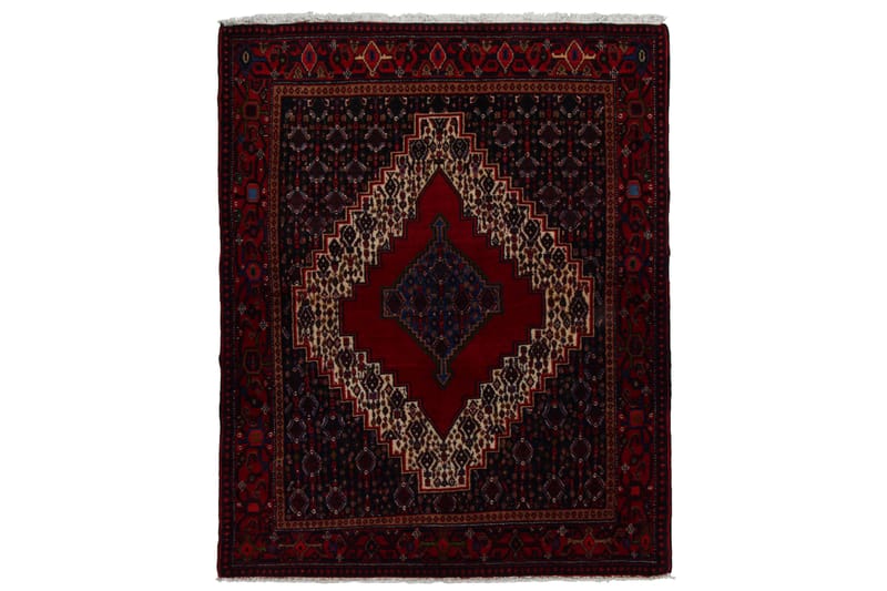 Handknuten Persisk Matta 128x159 cm Kelim - Röd/Beige - Persisk matta - Orientalisk matta