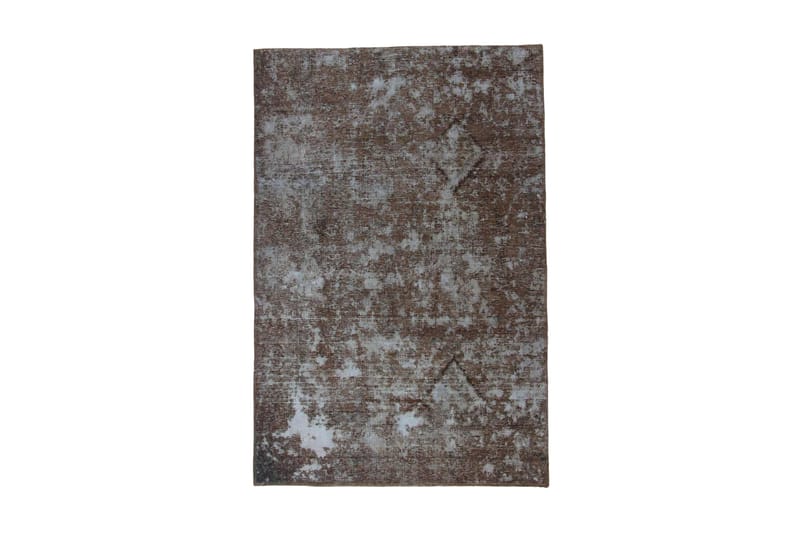 Handknuten Persisk Matta 131x198 cm Vintage - Blå/Brun - Persisk matta - Orientalisk matta