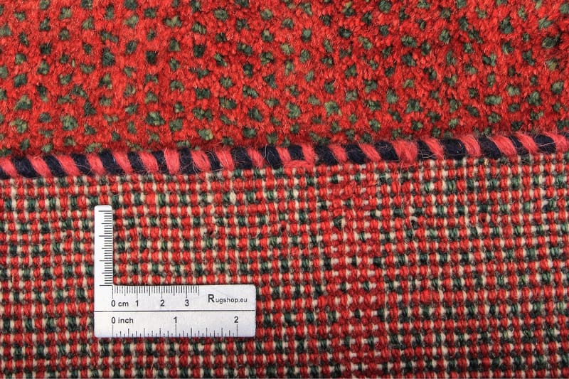 Handknuten Persisk Matta 63x191 cm Gabbeh Shiraz - Röd - Persisk matta - Orientalisk matta