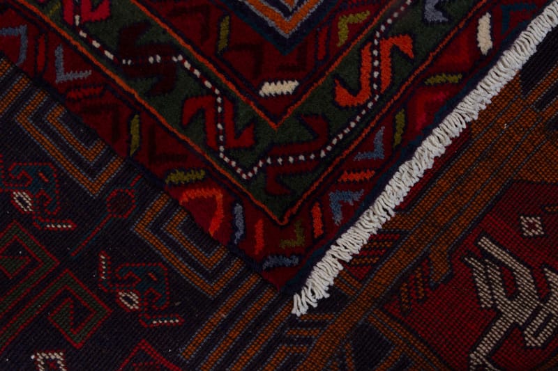 Handknuten Persisk Matta 138x298 cm - Röd/Grön - Persisk matta - Orientalisk matta