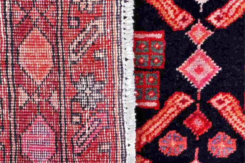 Handknuten Persisk Matta 150x330 cm - Mörkblå/Röd - Persisk matta - Orientalisk matta