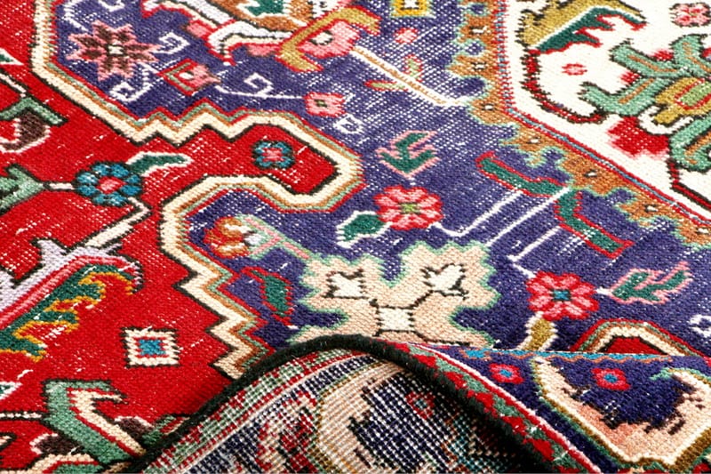 Handknuten Persisk Matta 230x330 cm Kelim - Röd/Mörkblå - Persisk matta - Orientalisk matta