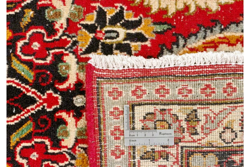 Handknuten Persisk Patinamatta 285x384 cm - Röd/Mörkblå - Persisk matta - Orientalisk matta
