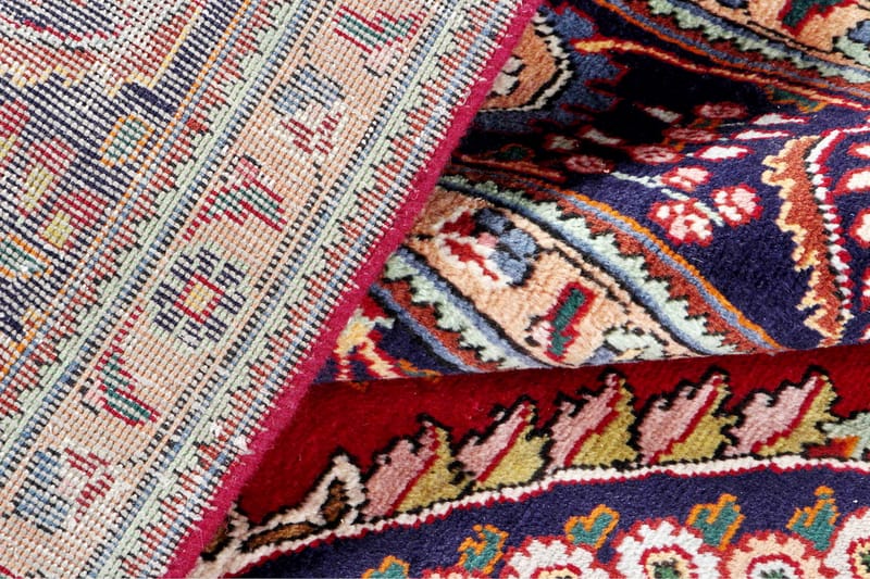 Handknuten Persisk Patinamatta 288x386 cm - Röd/Mörkblå - Persisk matta - Orientalisk matta