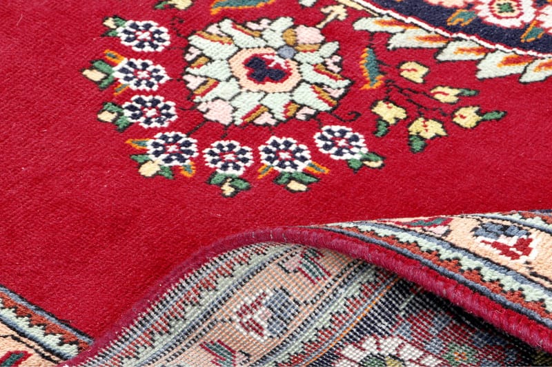 Handknuten Persisk Patinamatta 288x386 cm - Röd/Mörkblå - Persisk matta - Orientalisk matta