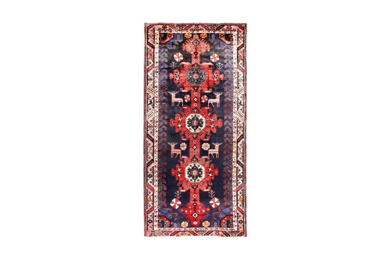 Handknuten Persisk Matta 150x316 cm - Mörkblå/Röd - Persisk matta - Orientalisk matta