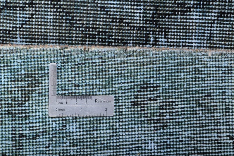 Handknuten Persisk Ullmatta 222x320 cm Vintage - Mörkgrön - Persisk matta - Orientalisk matta