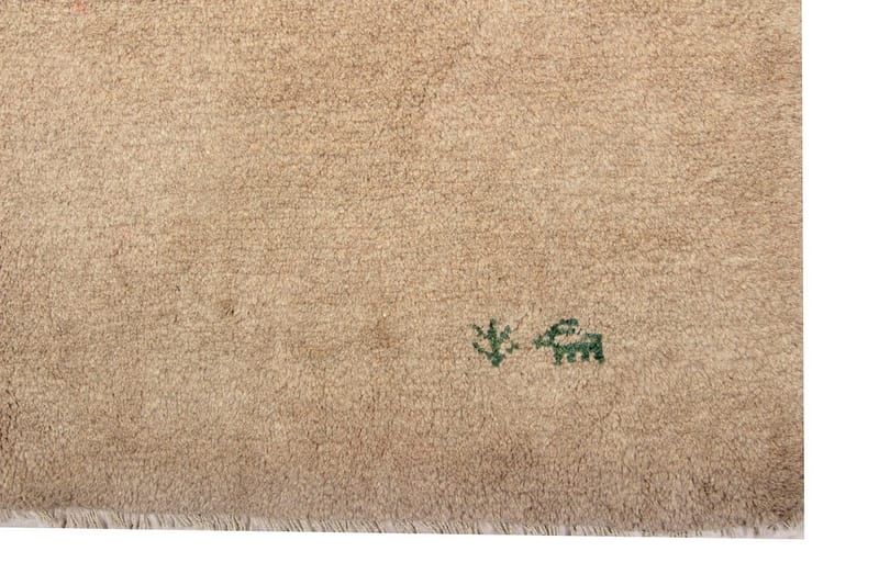 Handknuten Persisk Ullmatta 173x250 cm Gabbeh Shiraz - Beige - Persisk matta - Orientalisk matta