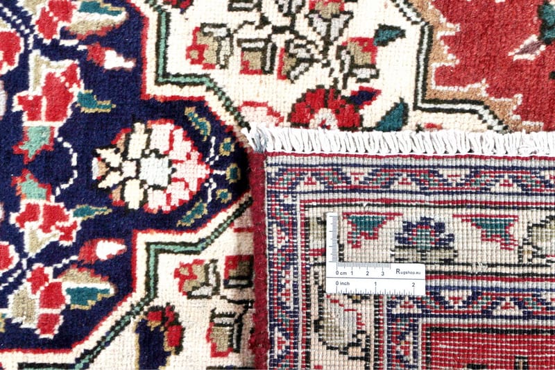 Handknuten Persisk Patinamatta 235x320 cm - Röd/Grön - Persisk matta - Orientalisk matta