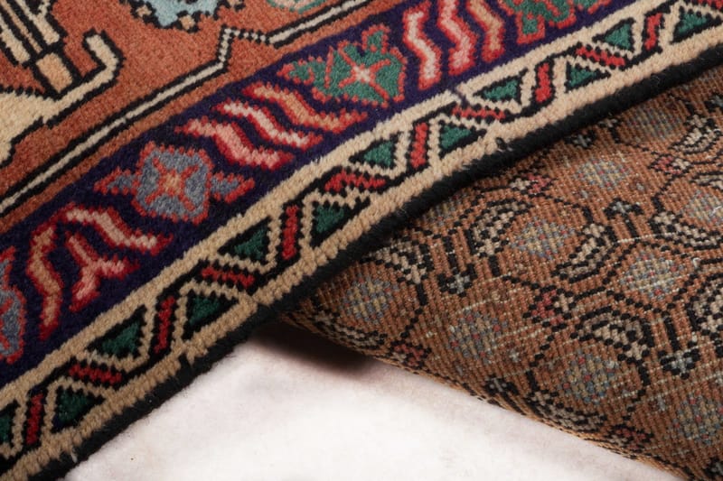 Handknuten Persisk Matta 201x283 cm - Koppar/Blå - Persisk matta - Orientalisk matta