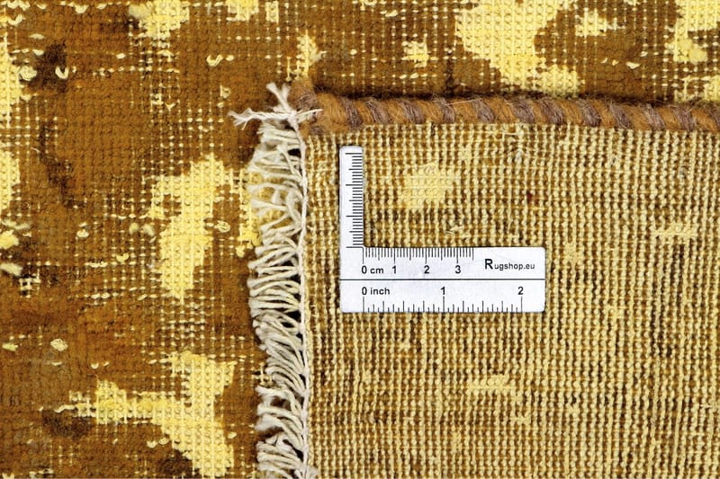 Handknuten Persisk Ullmatta 290x300 cm Vintage - Senap - Persisk matta - Orientalisk matta