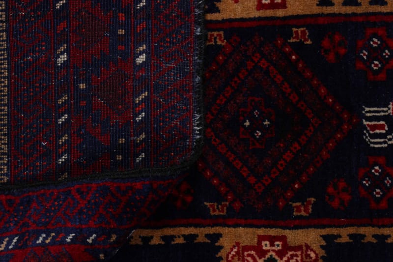 Handknuten Persisk Matta 92x167 cm - Röd/Svart - Persisk matta - Orientalisk matta