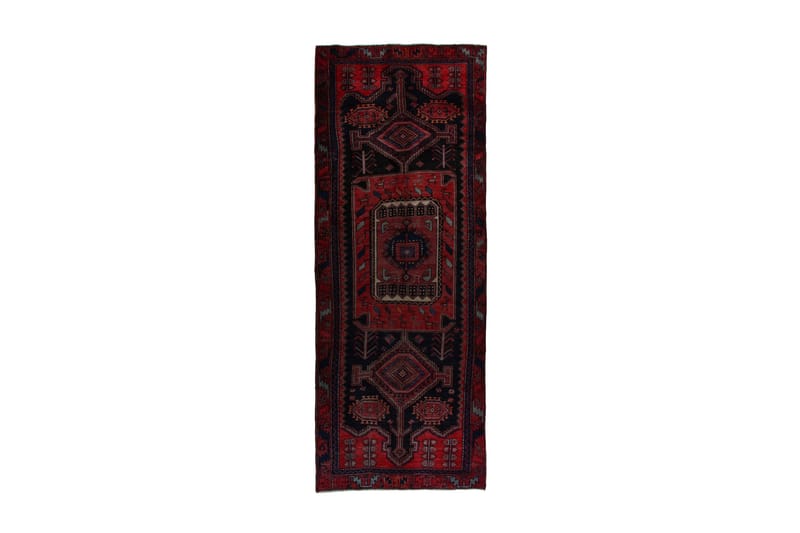 Handknuten Persisk Matta 120x313 cm - Mörkblå/Röd - Persisk matta - Orientalisk matta