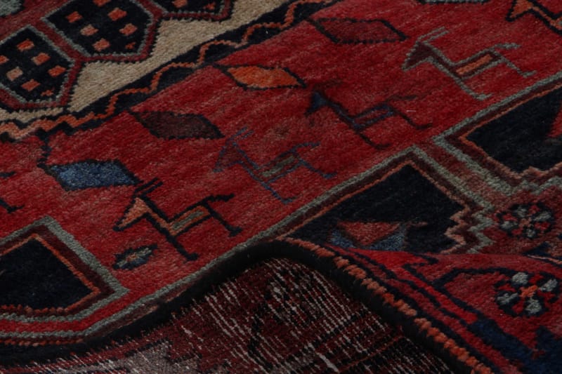 Handknuten Persisk Matta 120x313 cm - Mörkblå/Röd - Persisk matta - Orientalisk matta