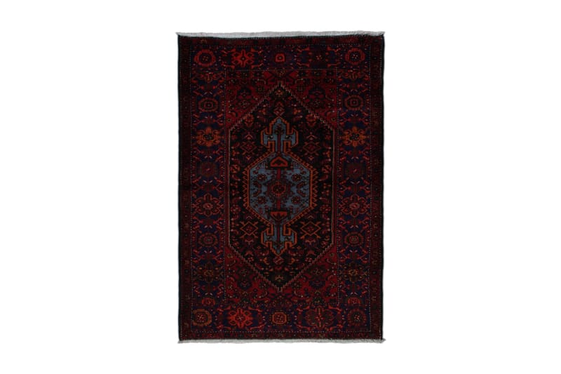 Handknuten Persisk Matta 144x213 cm Kelim - Röd/Mörkblå - Persisk matta - Orientalisk matta