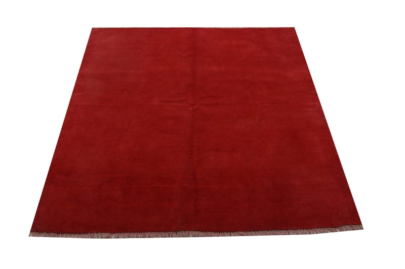 Handknuten Persisk Ullmatta 160x188 cm Gabbeh Shiraz - Röd - Persisk matta - Orientalisk matta