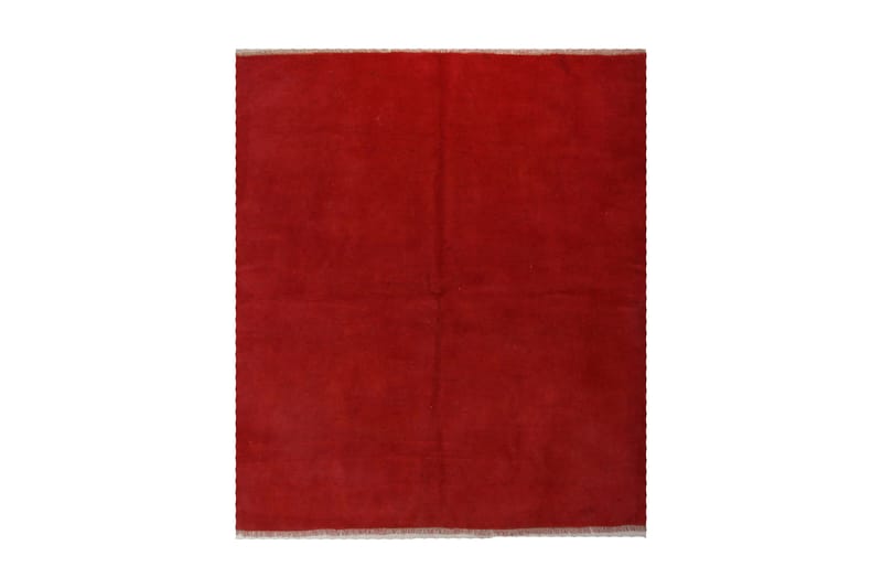 Handknuten Persisk Ullmatta 160x188 cm Gabbeh Shiraz - Röd - Orientalisk matta - Persisk matta