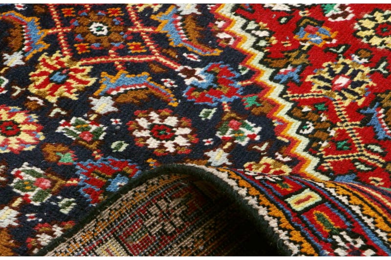 Handknuten Persisk Patinamatta 290x345 cm - Röd/Mörkblå - Persisk matta - Orientalisk matta