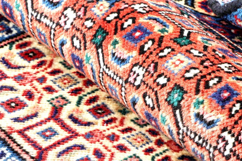 Handknuten Persisk Matta 192x247 cm - Koppar/Mörkblå - Persisk matta - Orientalisk matta