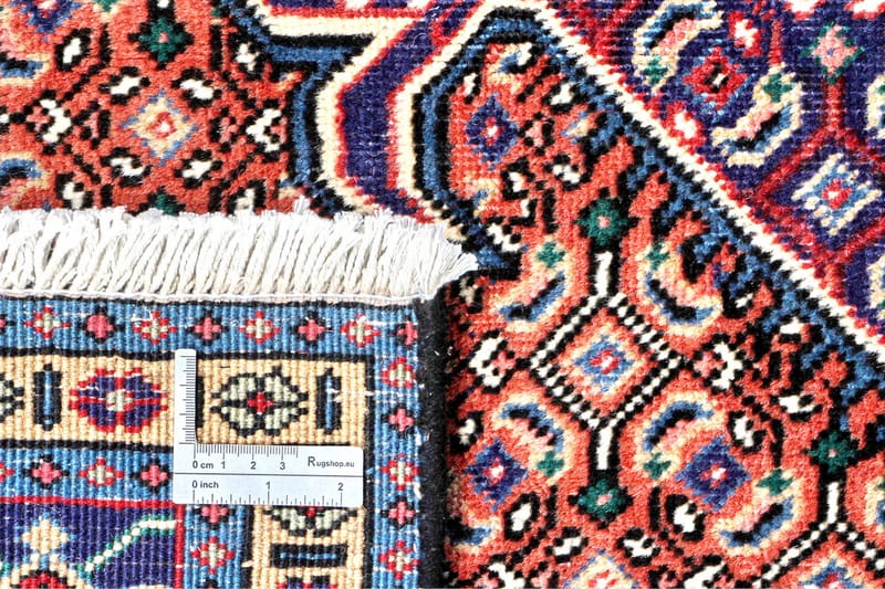 Handknuten Persisk Matta 192x247 cm - Koppar/Mörkblå - Persisk matta - Orientalisk matta