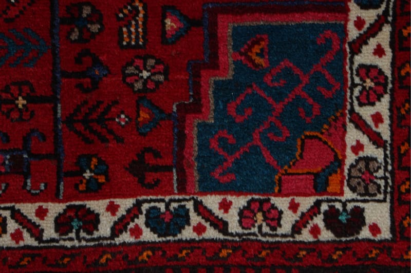 Handknuten Persisk Matta 160x322 cm - Röd/Mörkblå - Persisk matta - Orientalisk matta