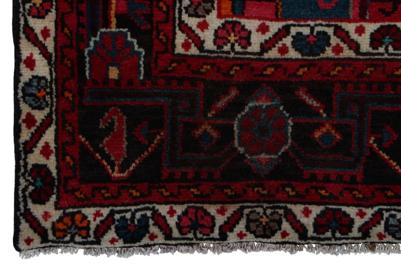 Handknuten Persisk Matta 160x322 cm - Röd/Mörkblå - Persisk matta - Orientalisk matta