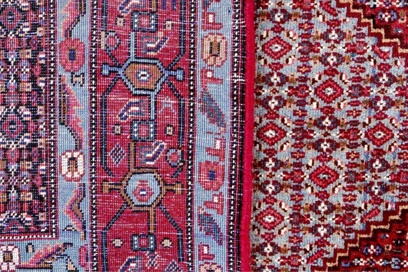 Handknuten Persisk Matta 126x166 cm - Mörkblå/Röd - Persisk matta - Orientalisk matta