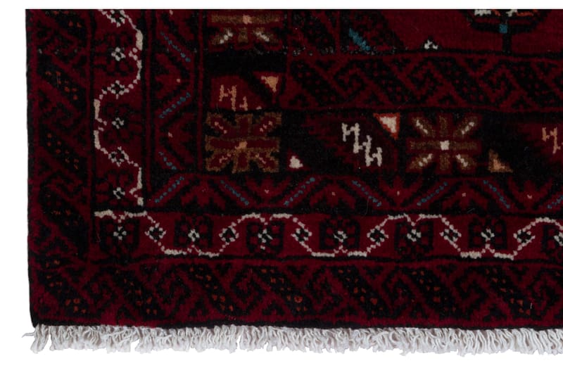 Handknuten Persisk Matta 124x248 cm Kelim - Röd/Mörkblå - Persisk matta - Orientalisk matta