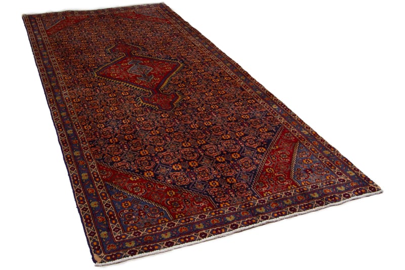 Handknuten Persisk Matta Våg 130x290 cm Kelim - Röd/Mörkblå - Persisk matta - Orientalisk matta