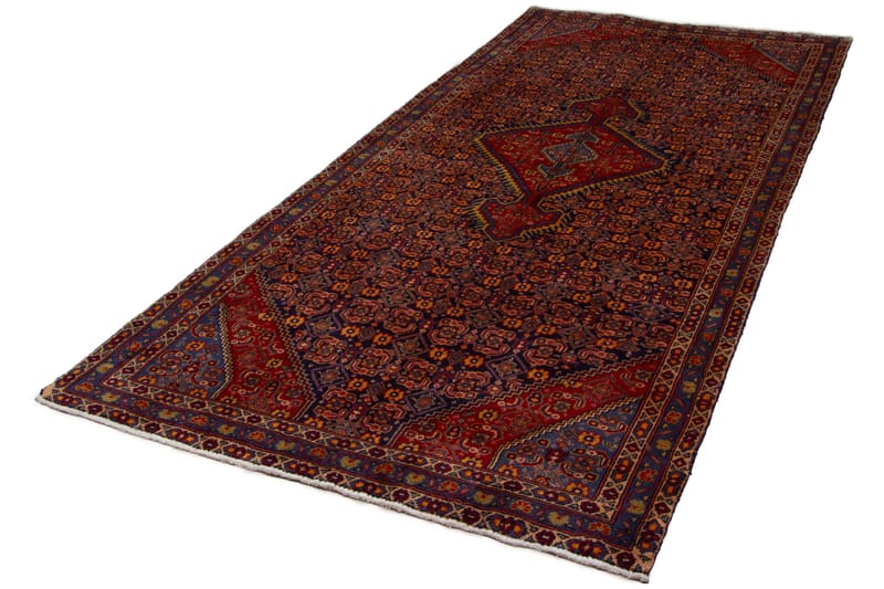 Handknuten Persisk Matta Våg 130x290 cm Kelim - Röd/Mörkblå - Persisk matta - Orientalisk matta