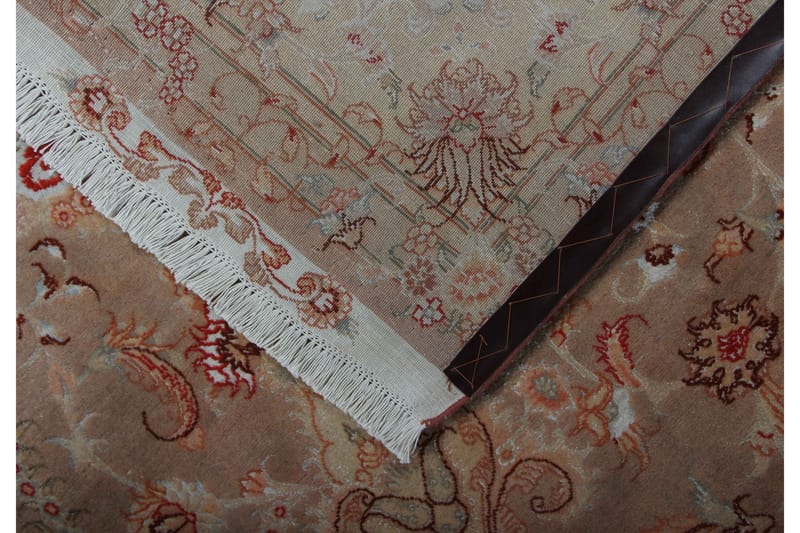 Handknuten Persisk Matta 200x312 cm - Koppar/Beige - Persisk matta - Orientalisk matta