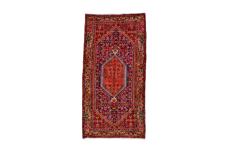 Handknuten Persisk Matta 161x310 cm - Röd/Mörkblå - Persisk matta - Orientalisk matta